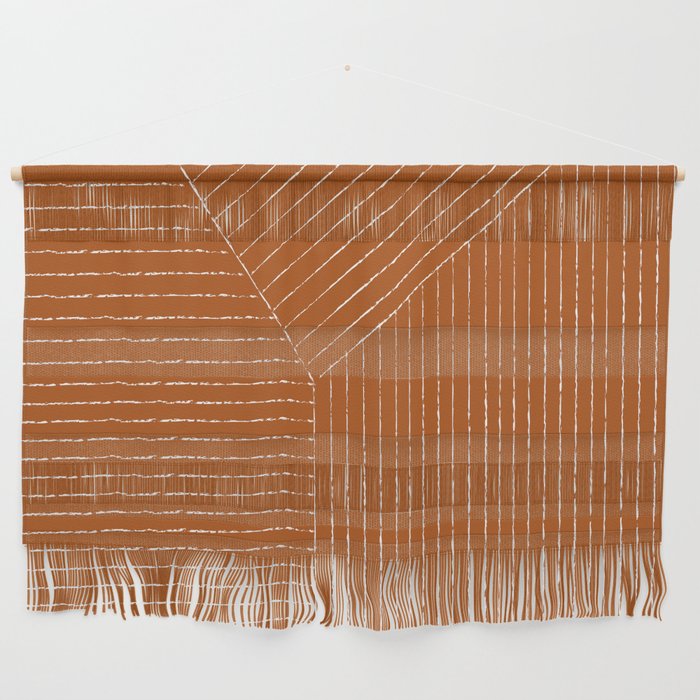 Lines (Rust) Wall Hanging