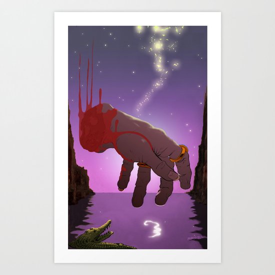 Hook Art Print