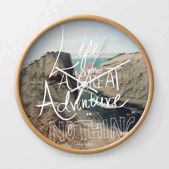 Great Adventure Wall Clock