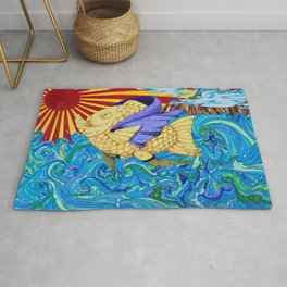 Taiyaki Man Rug