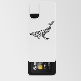 Whale in shapes Android Card Case