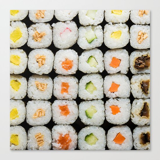 Sushi Canvas Print