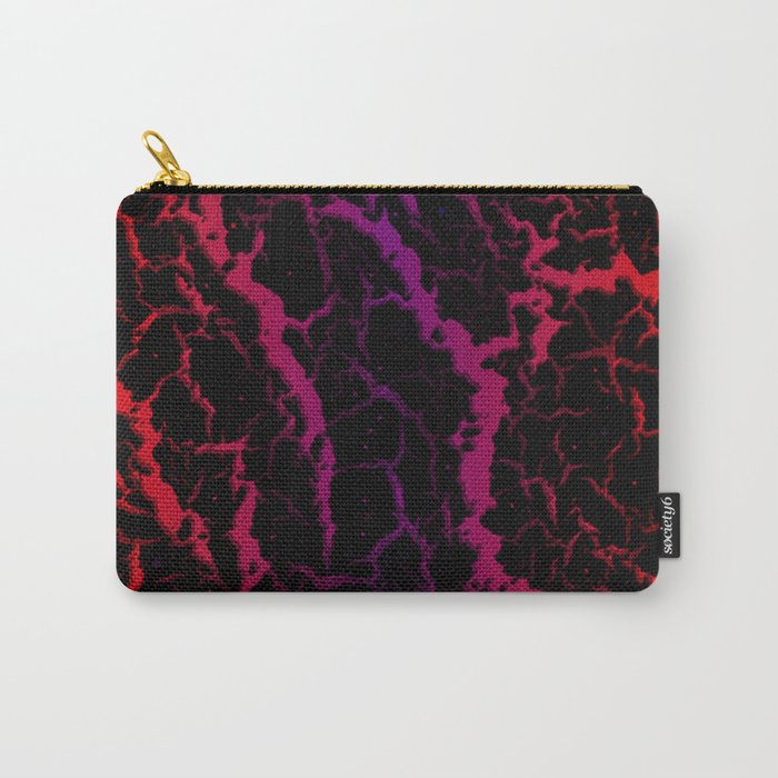 Cracked Space Lava - Red/Purple Carry-All Pouch