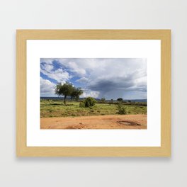 Masai Mara Storm Framed Art Print