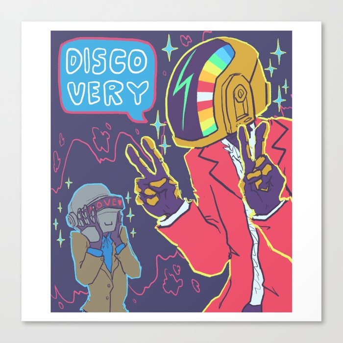 Daft Punk Disco Canvas Print