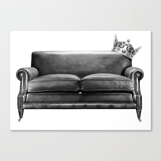 Sofa King Canvas Print
