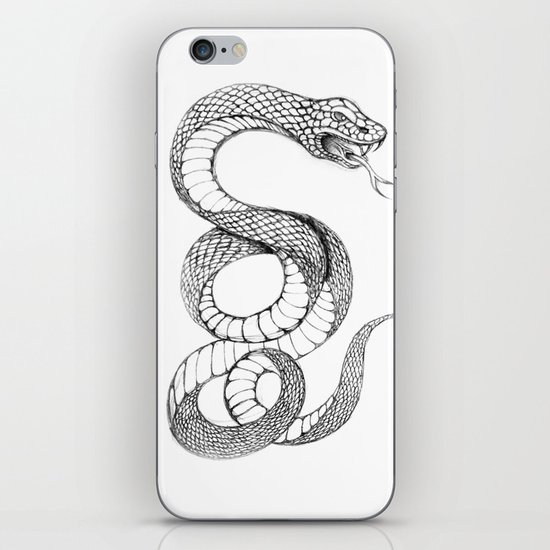 snake 02 iPhone & iPod Skin
