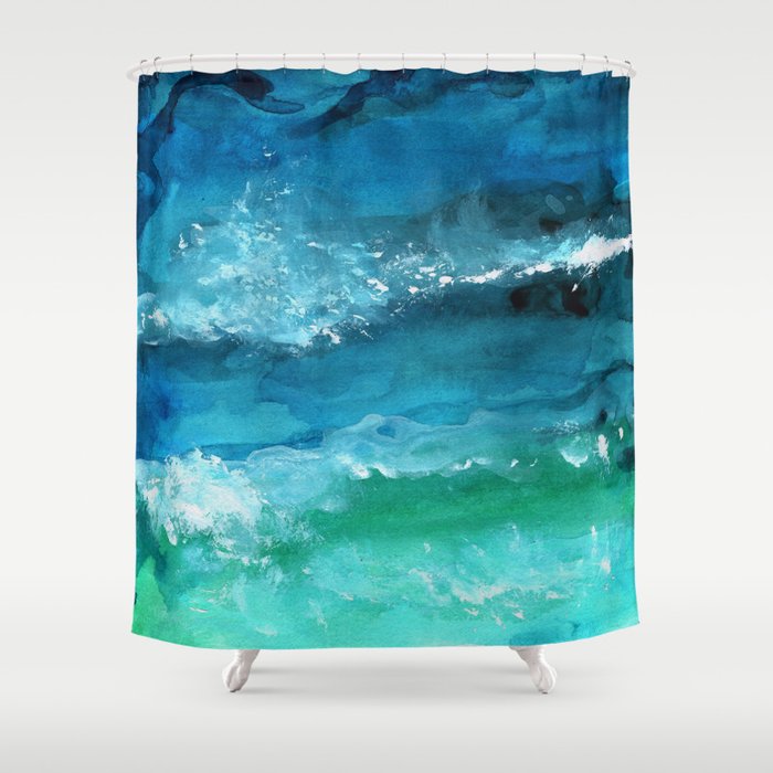 Ocean Blue Shower Curtain