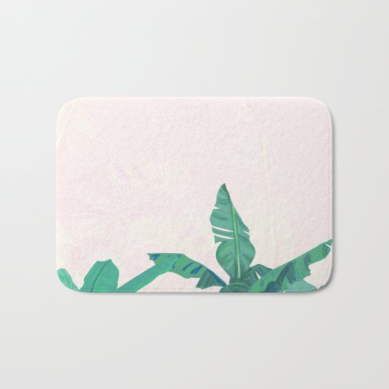 Banana leaves Bath Mat