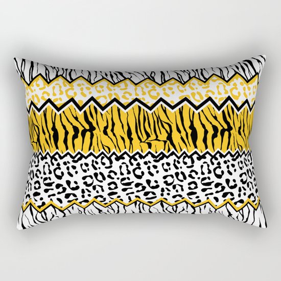 wild stripes pattern Rectangular Pillow