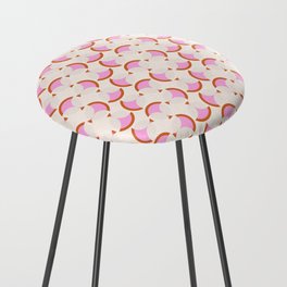 Psychedelic Circles Counter Stool