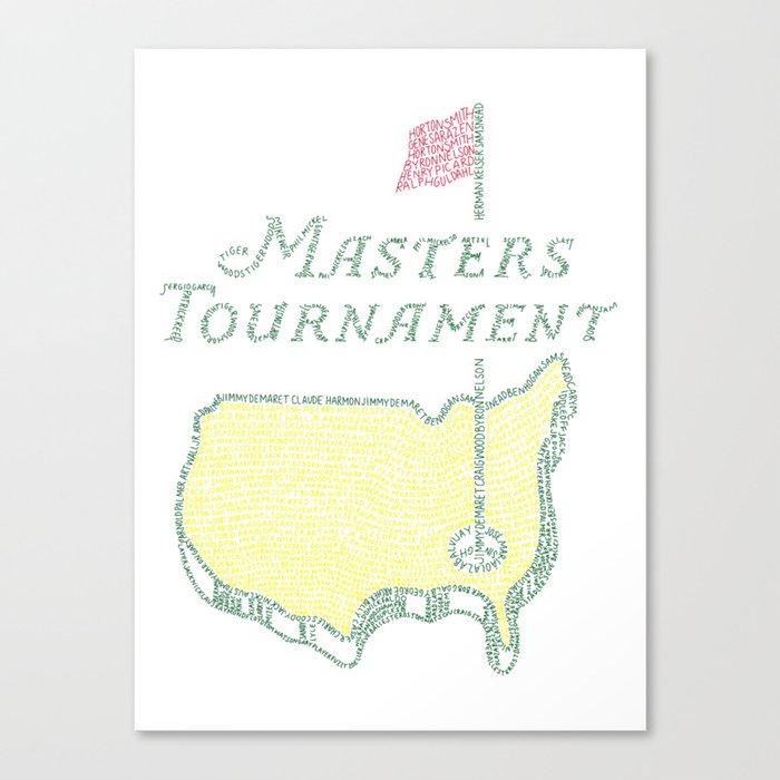 Masters Tournament Canvas Print