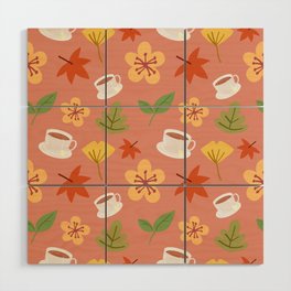 Flowery Tea Wood Wall Art