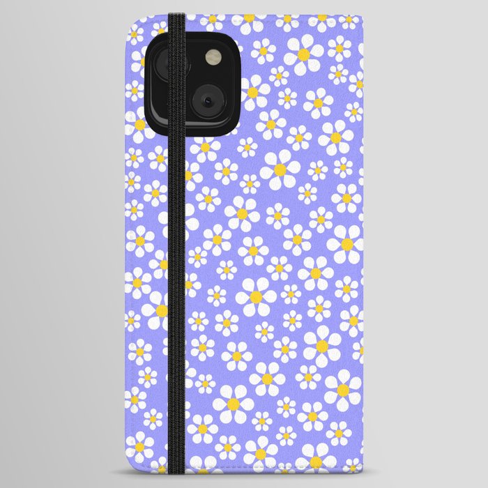 Periwinkle Collection - Dizzy Daisies iPhone Wallet Case