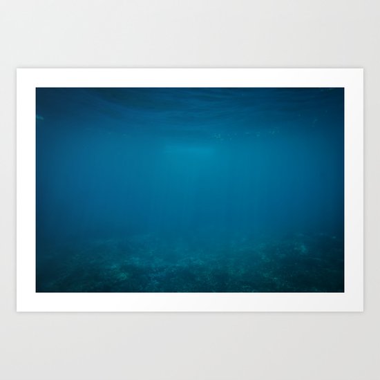 Deep Blue Art Print