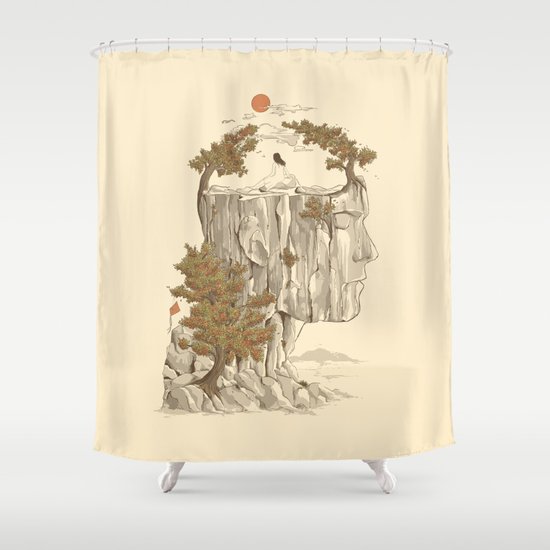 A Beautiful Mind Shower Curtain