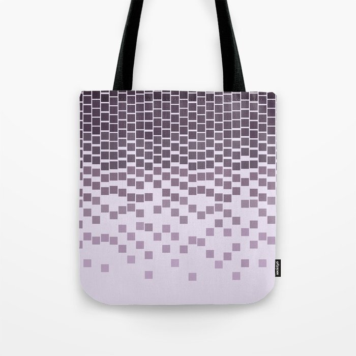 Pixel Rain Tote Bag