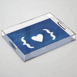 Paper heart Acrylic Tray