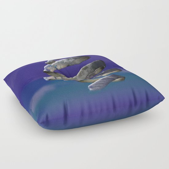 My world is Unraveling Floor Pillow