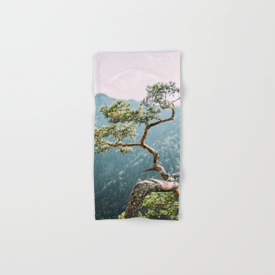 Sokolica Mountain Pine Tree Hand & Bath Towel