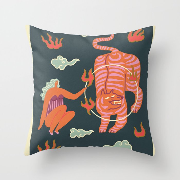 Circus Throw Pillow