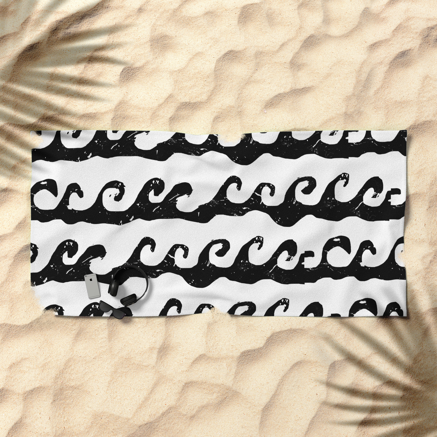 Waves Ocean Nautical Theme Grey Kids Room Nursery Boys Or Girls