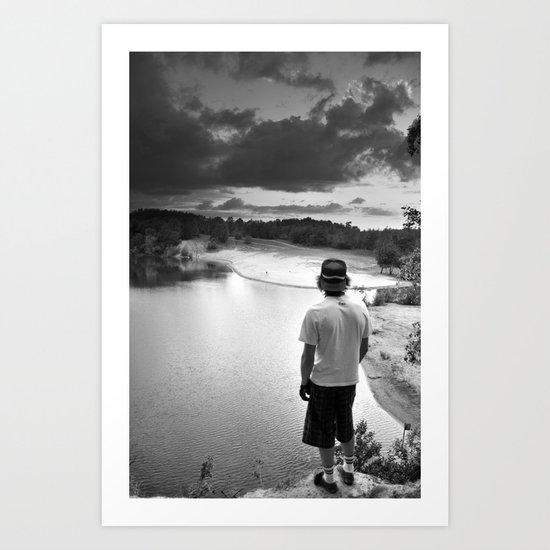 A Humble Bikers Adventure Art Print