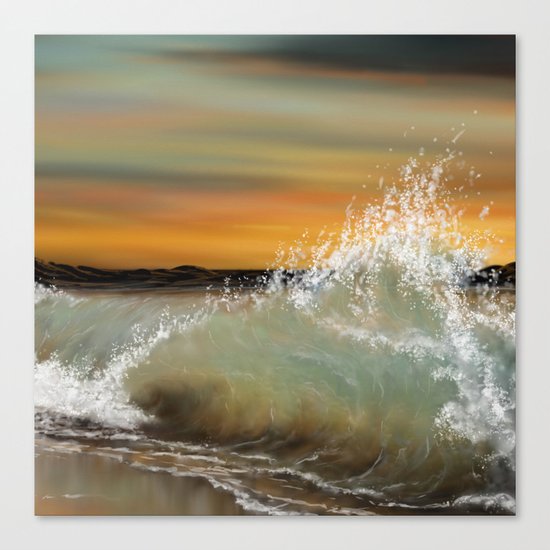 Sea Waves 2 Canvas Print