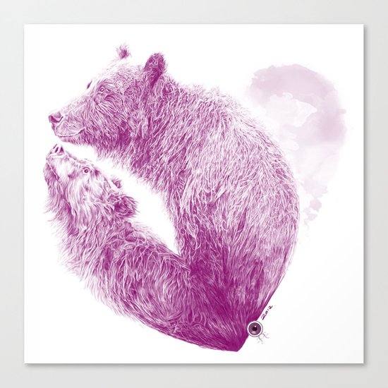 Bear your Heart Canvas Print