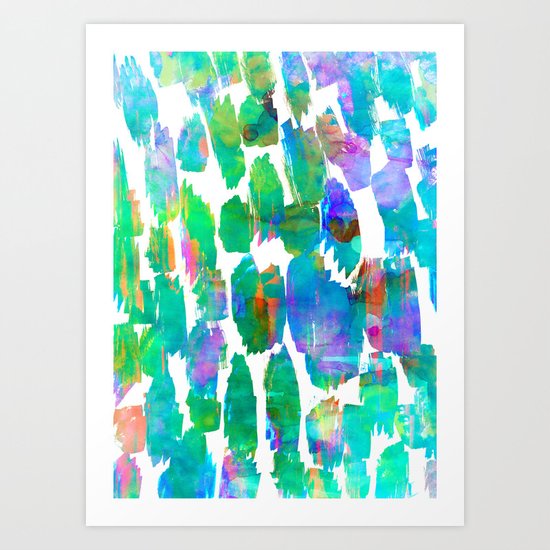 Neon Animal Art Print