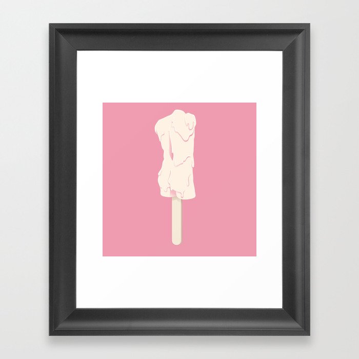 Popsicle Man Framed Art Print
