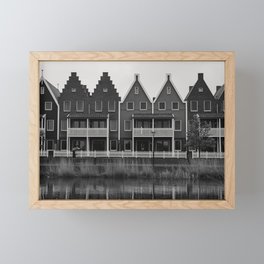 Volendam houses Framed Mini Art Print
