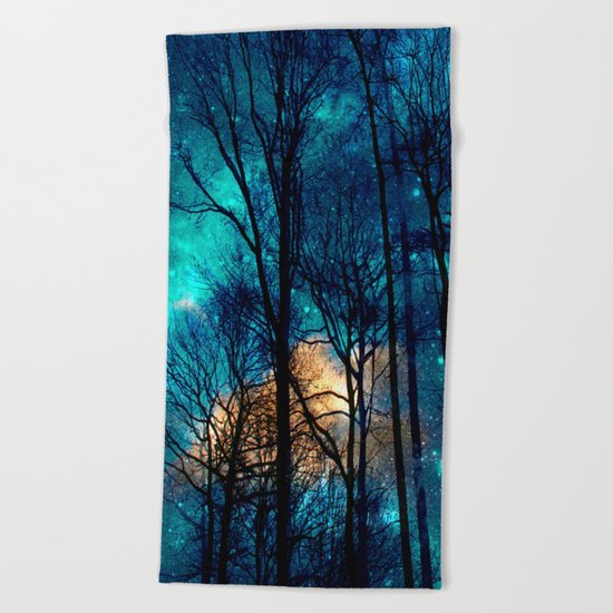 starry night Beach Towel