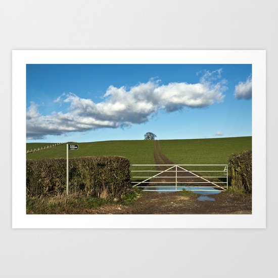 a place for the public... Art Print