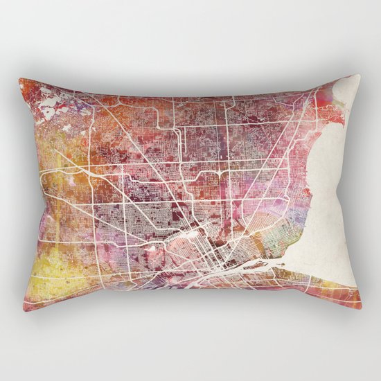 Detroit Rectangular Pillow