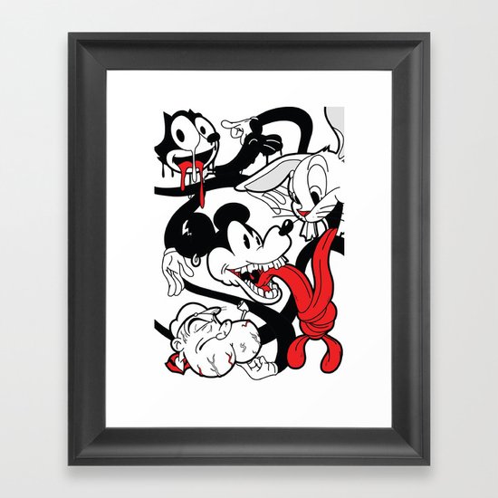 Organimation Framed Art Print