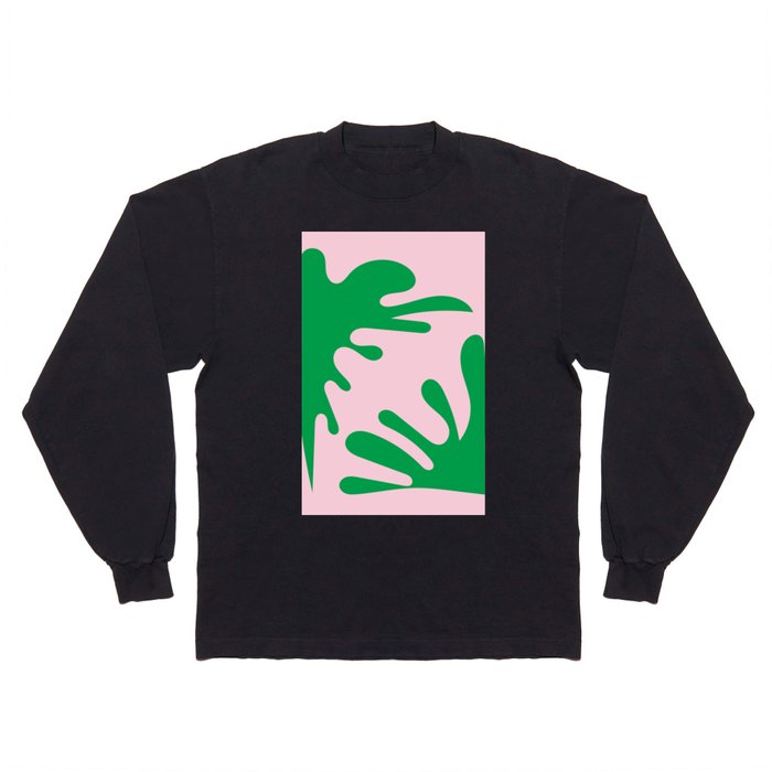 18 Henri Matisse Inspired 220527 Abstract Shapes Organic Valourine Original Long Sleeve T Shirt