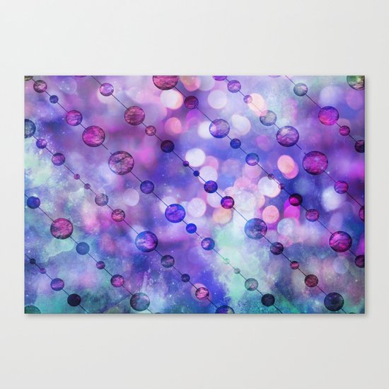 Color Beads and light Canvas Print