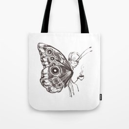 Old Butterfly Tote Bag