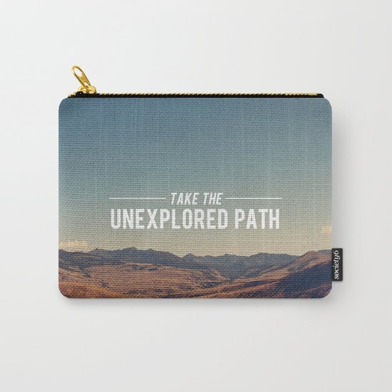 Take The Unexplored Path Carry-All Pouch