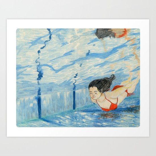 Apnea Art Print
