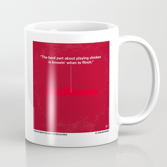 No198 My The Hunt for Red October minimal movie poster Mug
