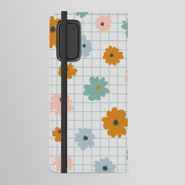 Flower Grid Android Wallet Case