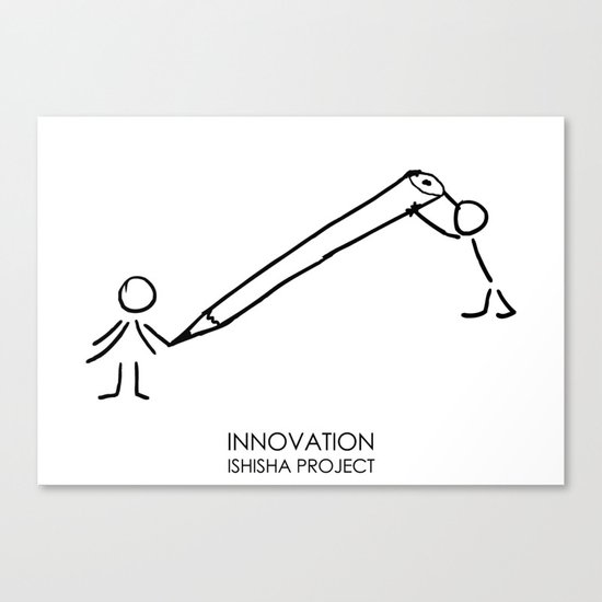 INNOVATION by ISHISHA PROJECT Canvas Print