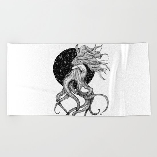 Young Ursula Beach Towel