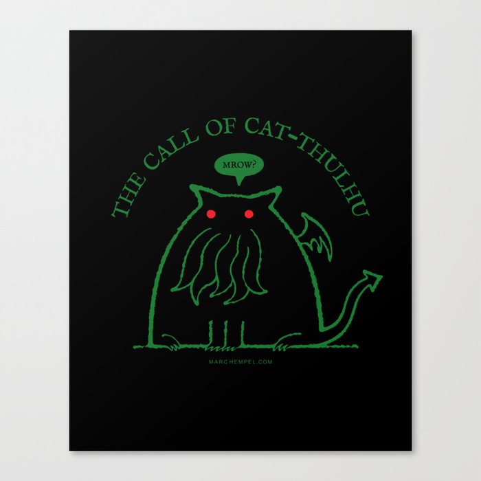 The Call of Cat-thulhu Canvas Print