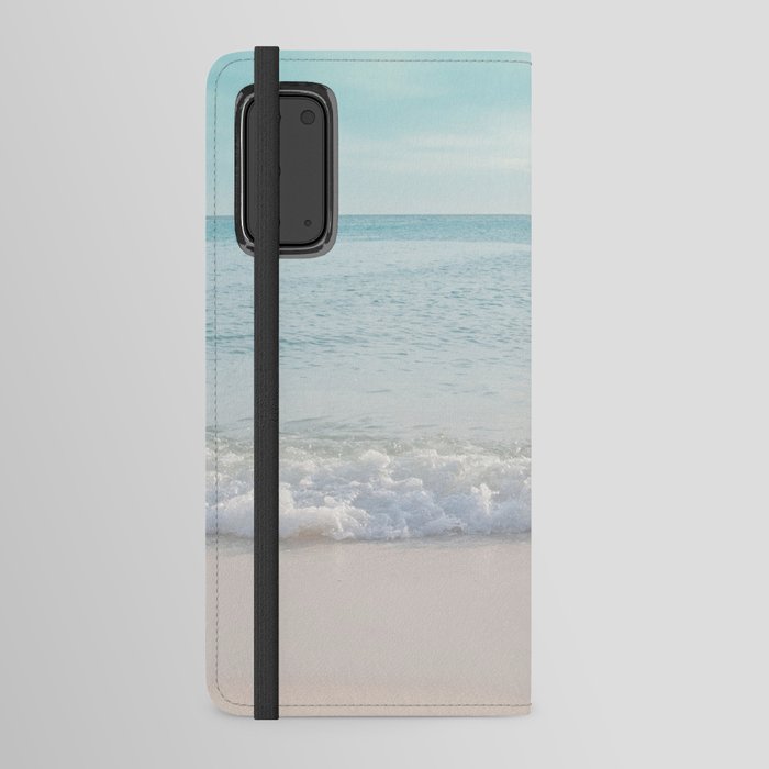 Soft Pastel Ocean Waves Dream #3 #wall #decor #art #society6 Android Wallet Case