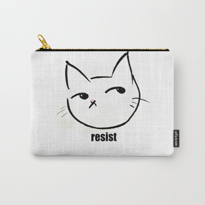 Resist kitty Carry-All Pouch