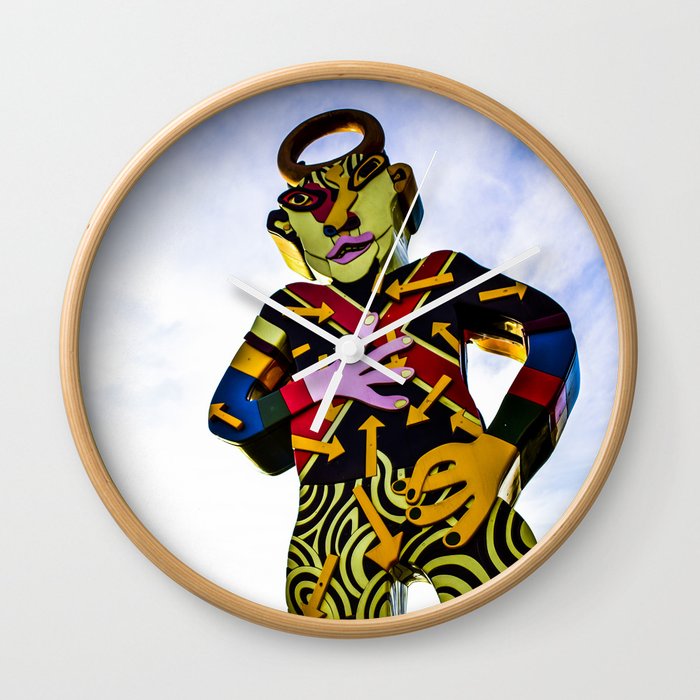 Weird man Wall Clock