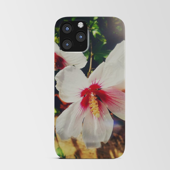 Tropical flower cayenne iPhone Card Case